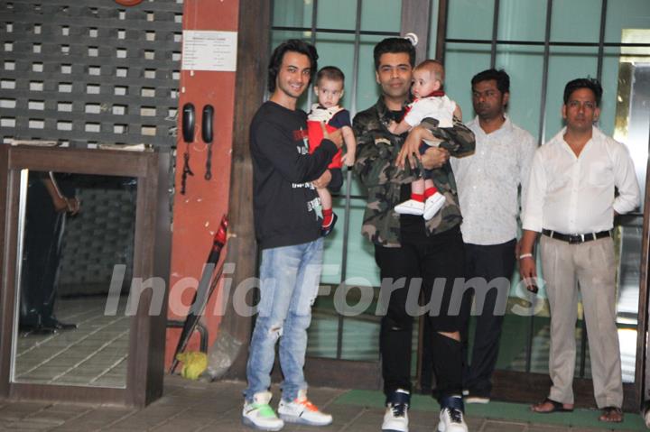 Christmas Bash at Arpita Khan's residence