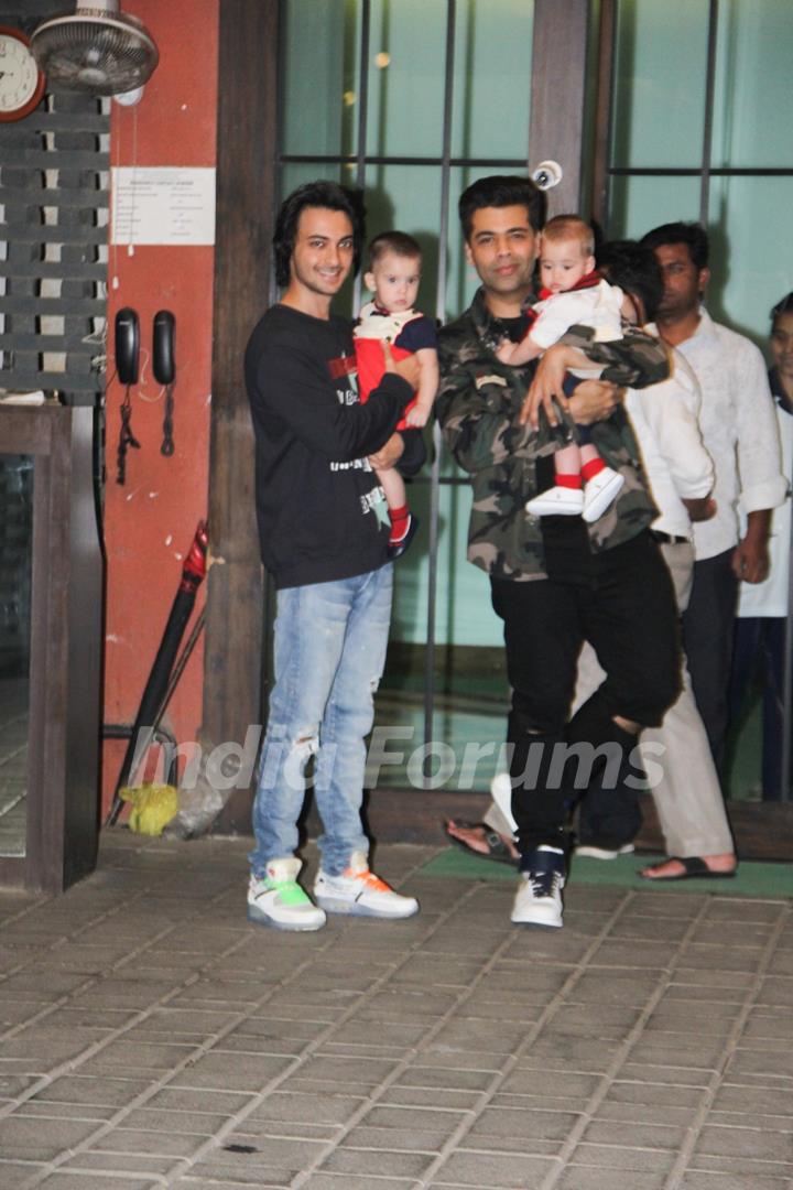 Christmas Bash at Arpita Khan's residence