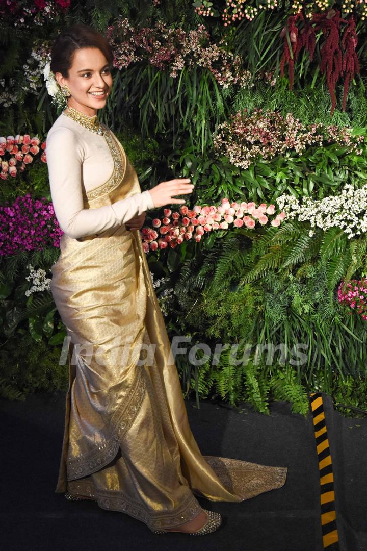 Kangana - Madhuri - Rekha at Virushka's Reception