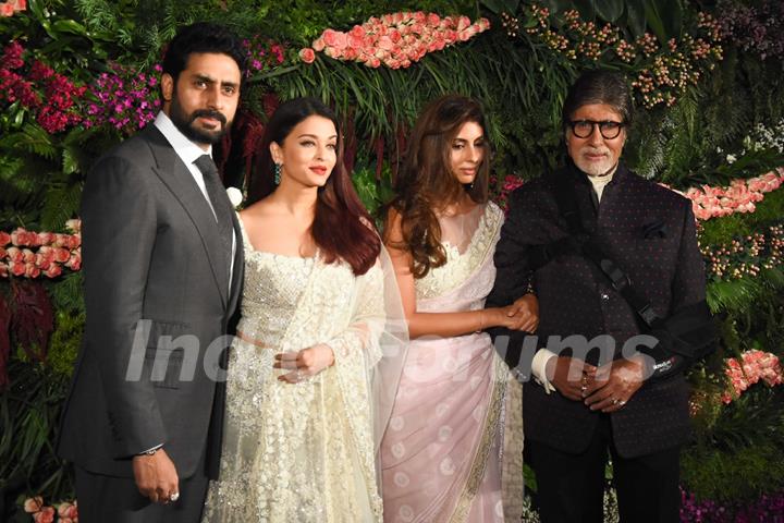 Bachchan's, SRK, Ranbir, Varun, Katrina and others at the Reception