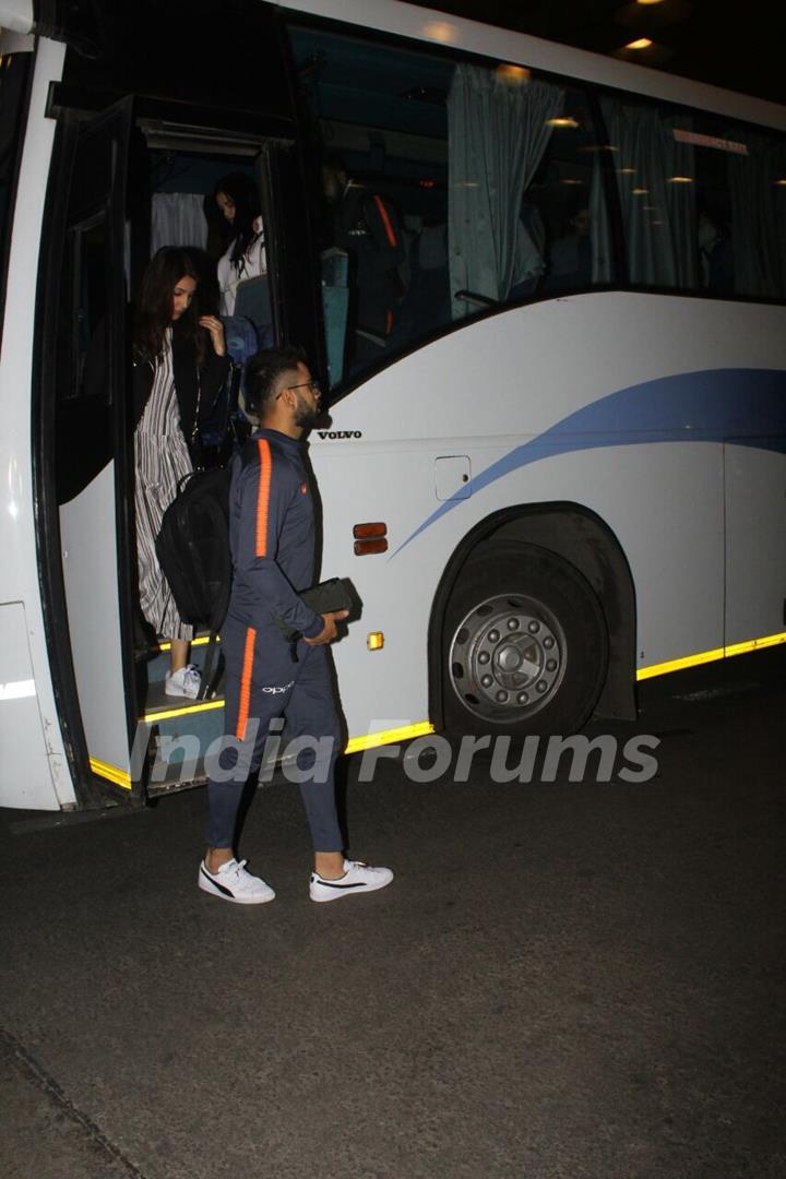 The duo at the Airport