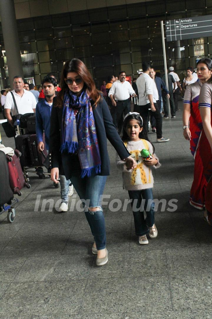 Pretty Nitara at the Airport