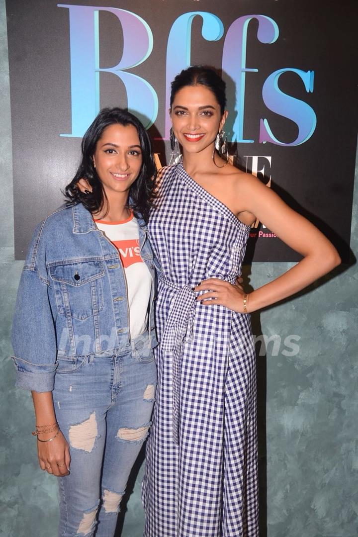 A Vibrant Deepika Padukone at Vogue BFF's