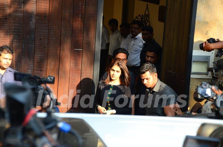 Genelia Dsouza at Anil's residence