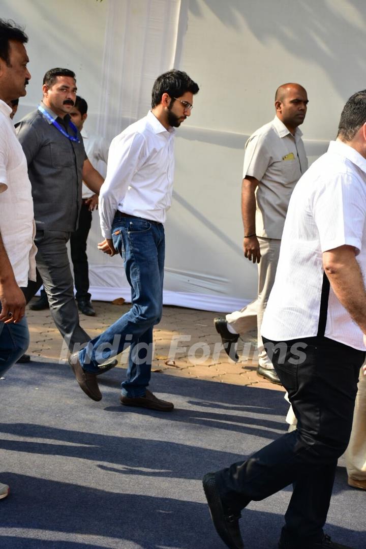 Aditya Thackeray also arrives