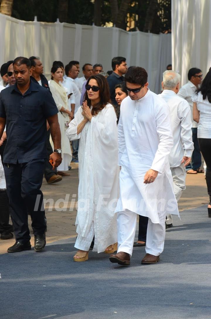 Madhuri Dixit and her husband