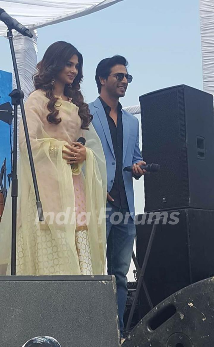 Jennifer Winget and Sehban Azim