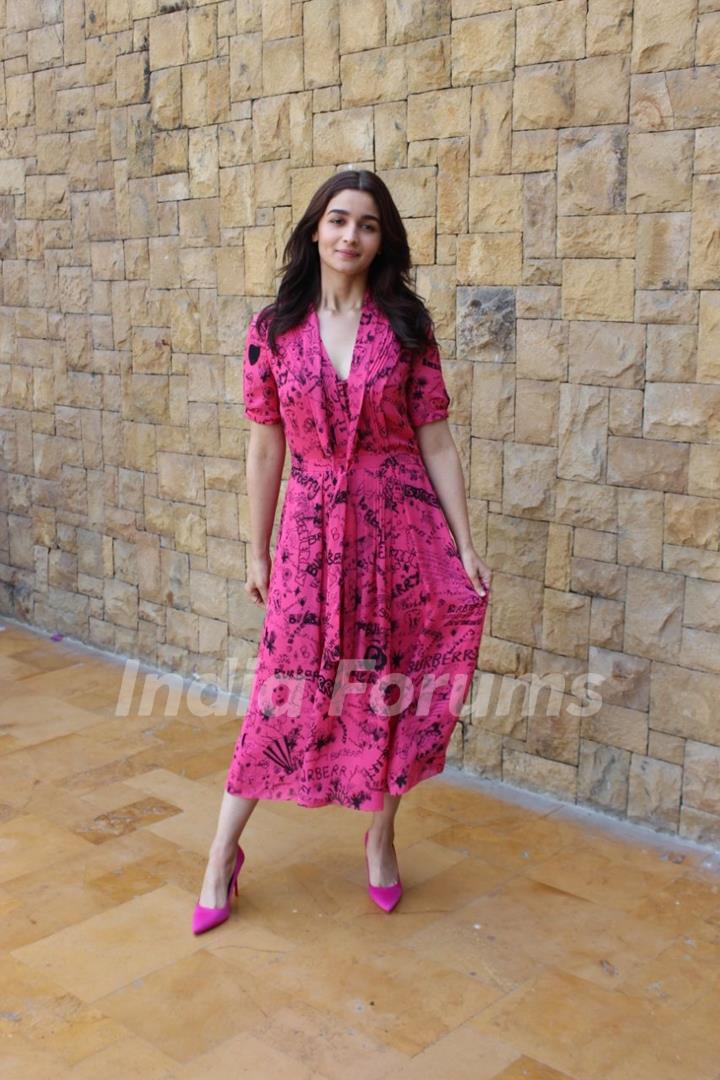 Alia Bhatt for Raazi post interview in JW Marriott hotel in Juhu