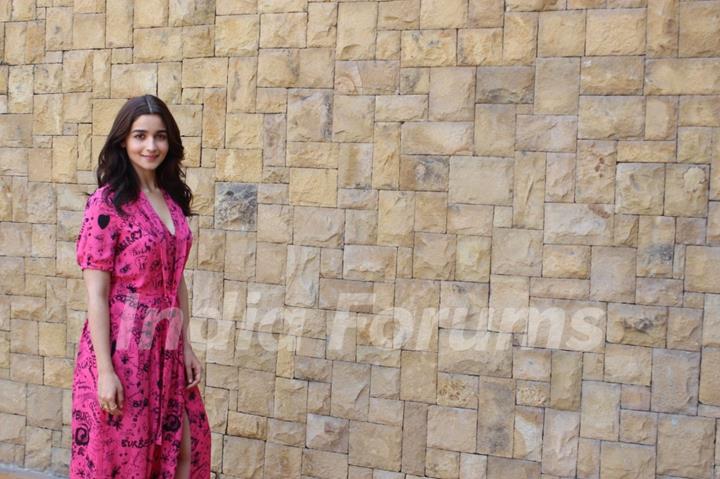 Alia Bhatt for Raazi post interview in JW Marriott hotel in Juhu