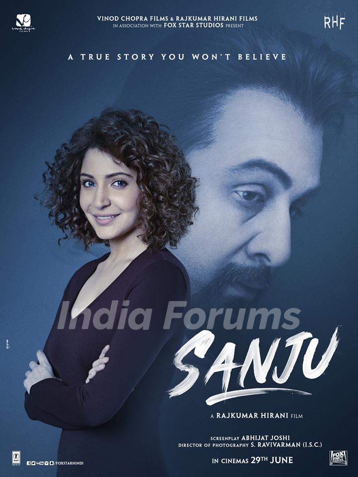 Sanju Movie Poster - Anushka Sharma’s new avatar