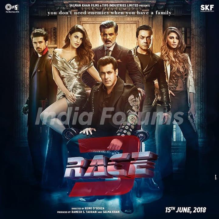 Race 3 movie poster