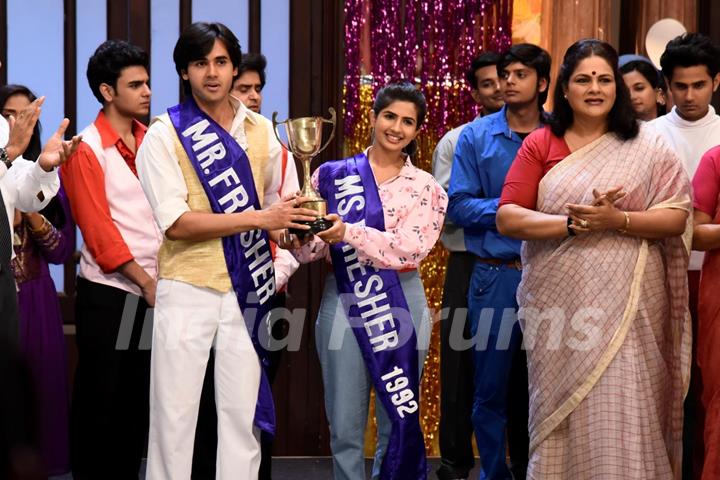 Sameer and Sunaina as Mr and Ms Freshers from Yeh Un Dinon Ki Baat Hai