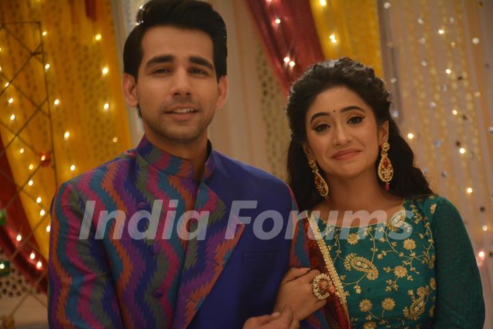 Naksh and Naira at Teej celebration on Yeh Rishta Kya Kehlata Hai