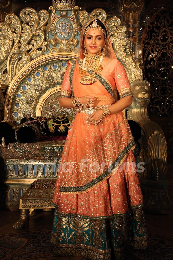 Gurdeep Kohli Punjj as Jodha at the launch of COLORS'Dastaan-E-Mohobbat Salim Anarkali