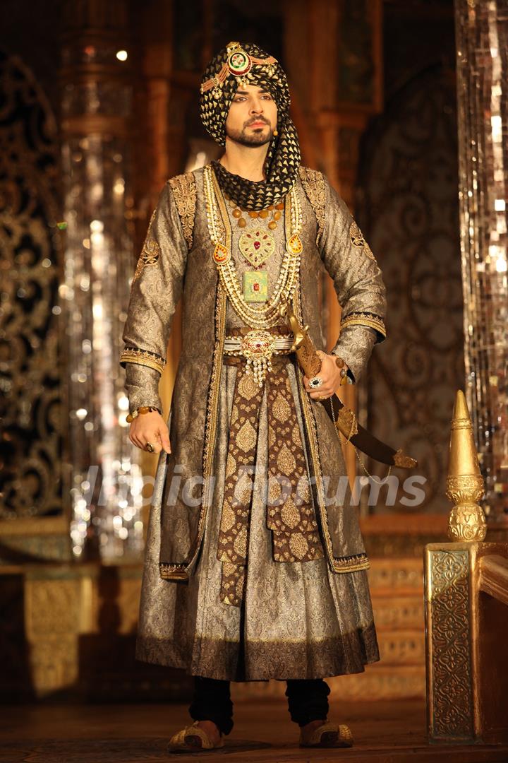 Piyush Sahdev as Abu Fazl at the launch of COLORS' Dastaan-E-Mohobbat Salim Anarkali
