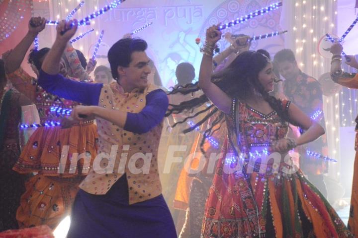 Navratri celebration at Yeh Rishta Kya Kehlata Hai