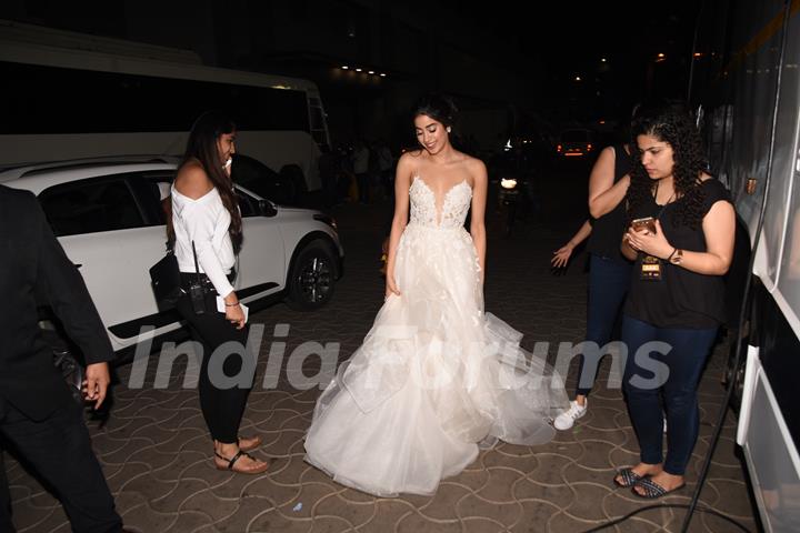 Janhvi Kapoor snapped at Lux Golden Rose Awards