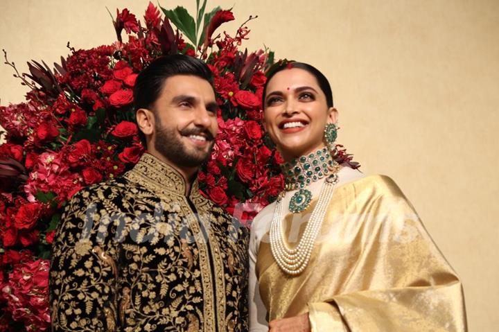 Ranveer Singh and Deepika Padukone Bangalore Reception Pictures