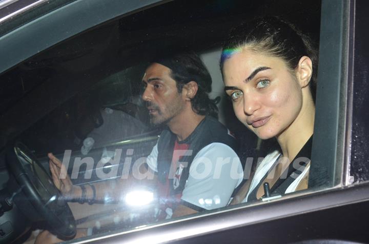 Arjun Rampal snapped along with his girlfriend