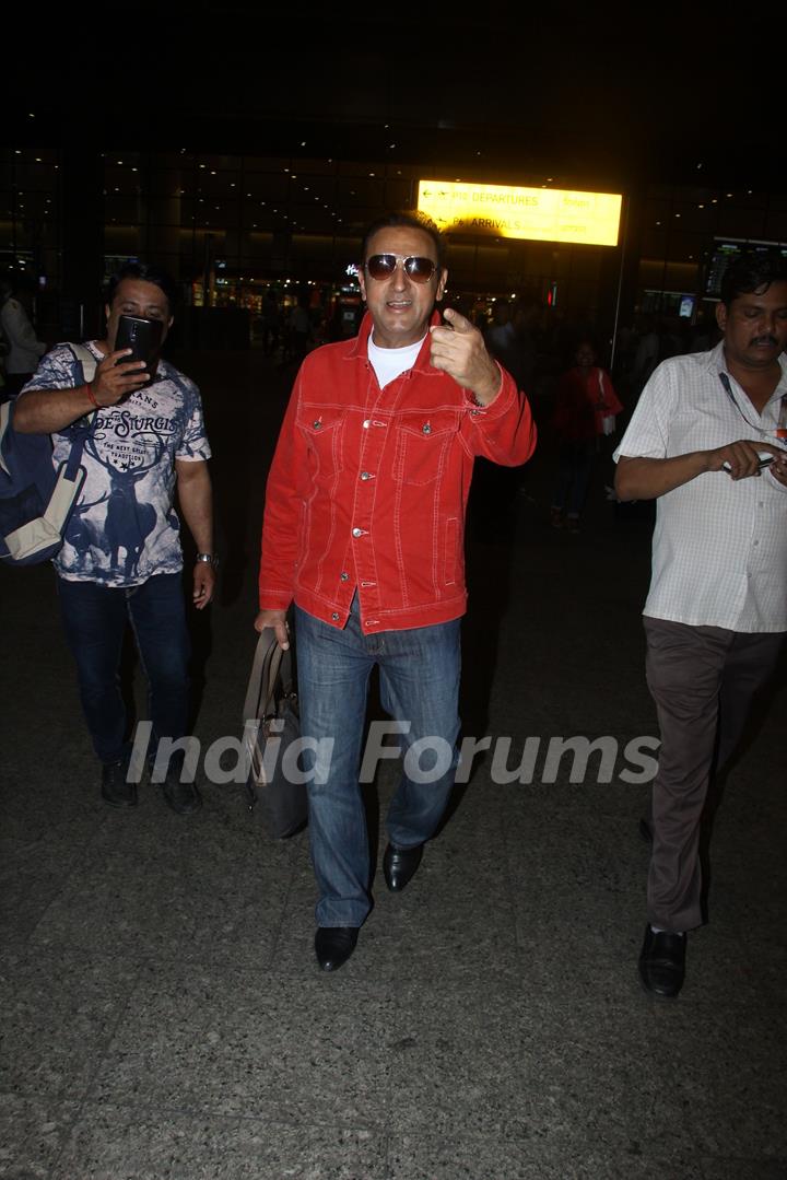 Gulshan Grover spotted at the airport