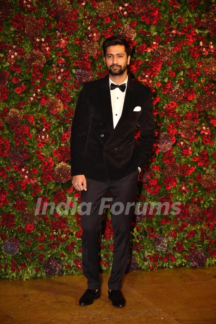 Vicky Kaushal at Ranveer Deepika Wedding Reception Mumbai