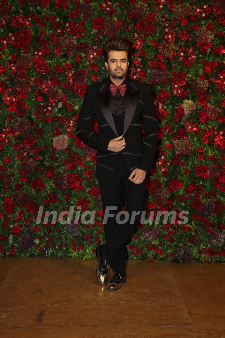 Manish Paul at Ranveer Deepika Wedding Reception Mumbai