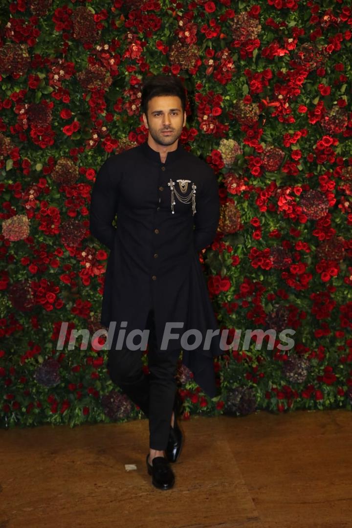 Pulkit Samrat at Ranveer-Deepika's Mumbai reception