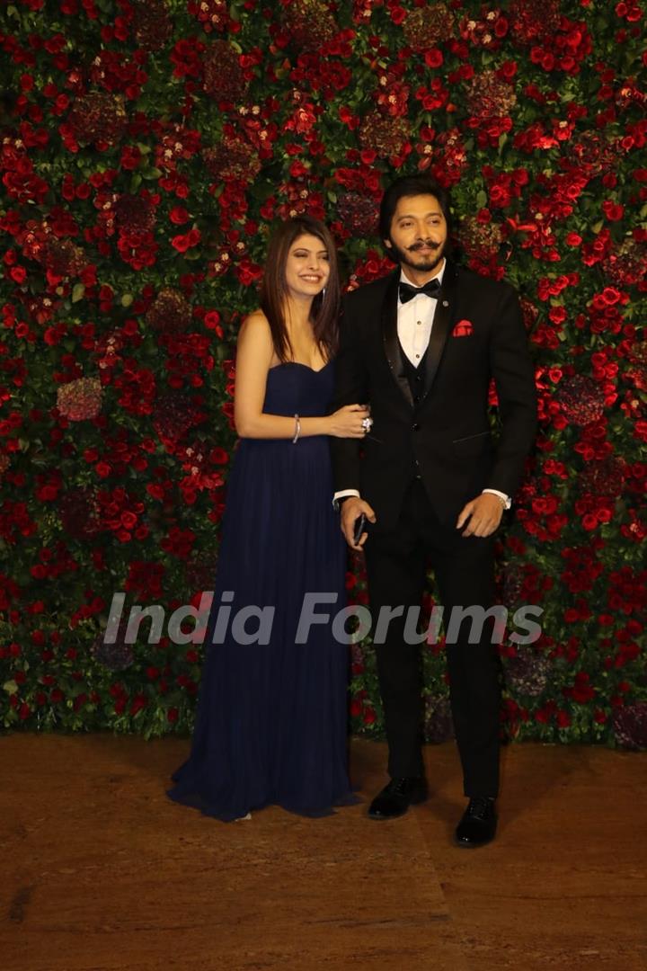 Shreyas Talpade at Ranveer Deepika Wedding Reception Mumbai