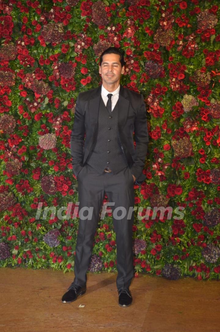 Dino Morea at Ranveer Deepika Wedding Reception Mumbai