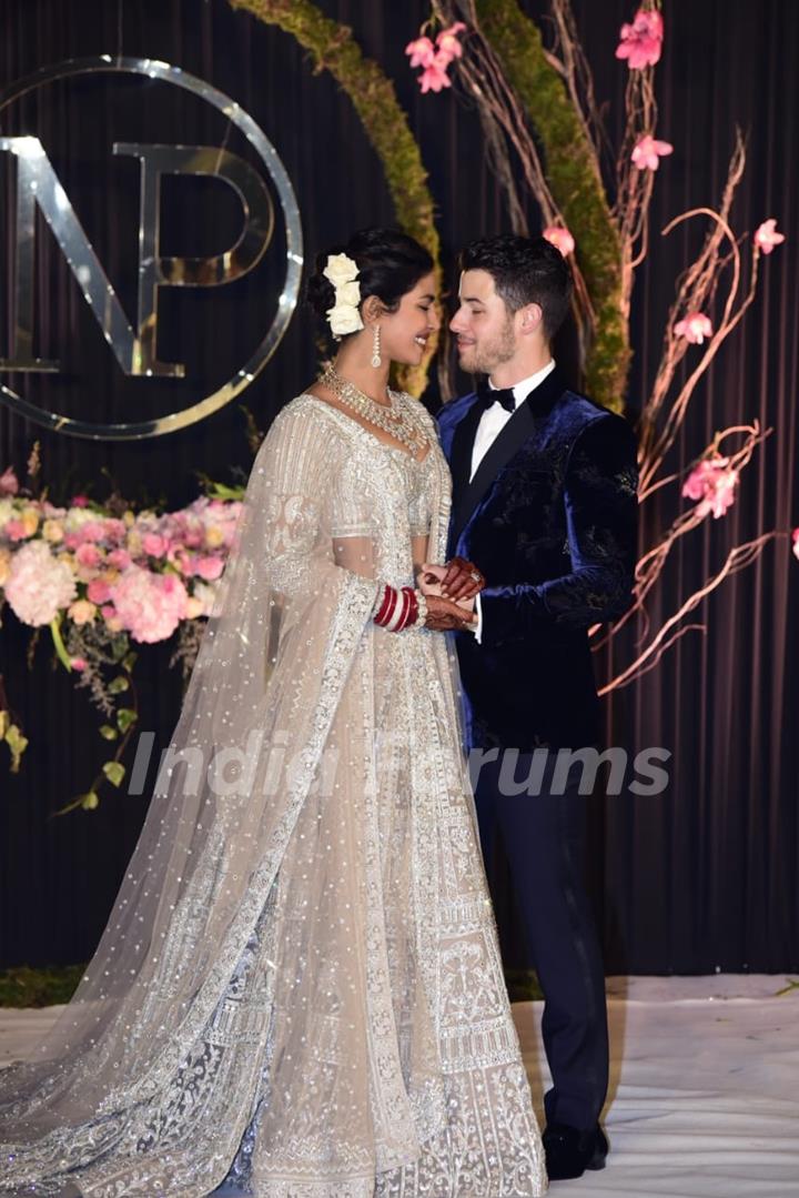 Priyanka and Nick at their Wedding Reception, Delhi