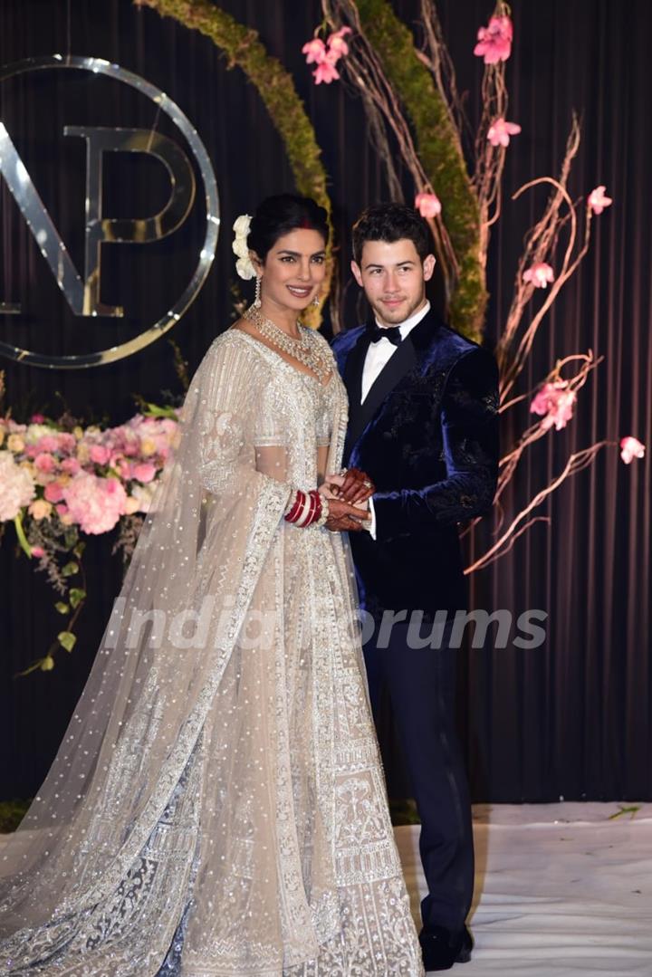 Priyanka and Nick at their Wedding Reception, Delhi