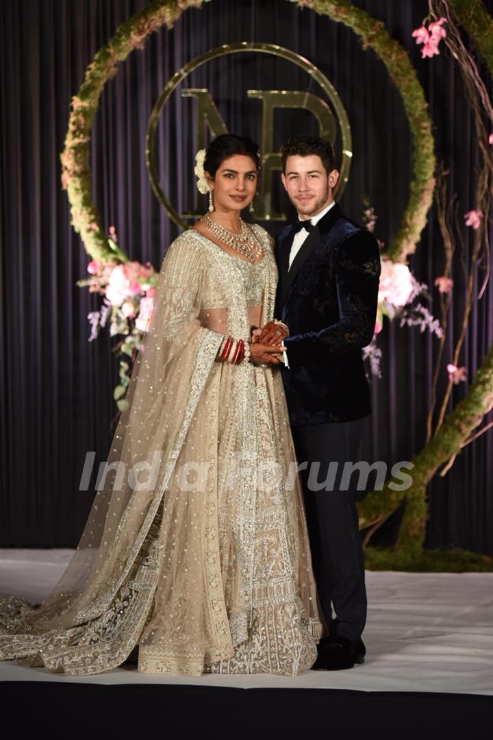 Priyanka and Nick at their Wedding Reception, Delhi