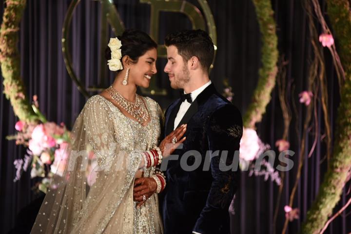 Priyanka and Nick at their Wedding Reception, Delhi