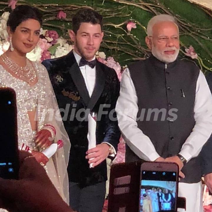 Prime Minister Narendra Modi at Priyanka and Nick's Wedding Reception, Delhi