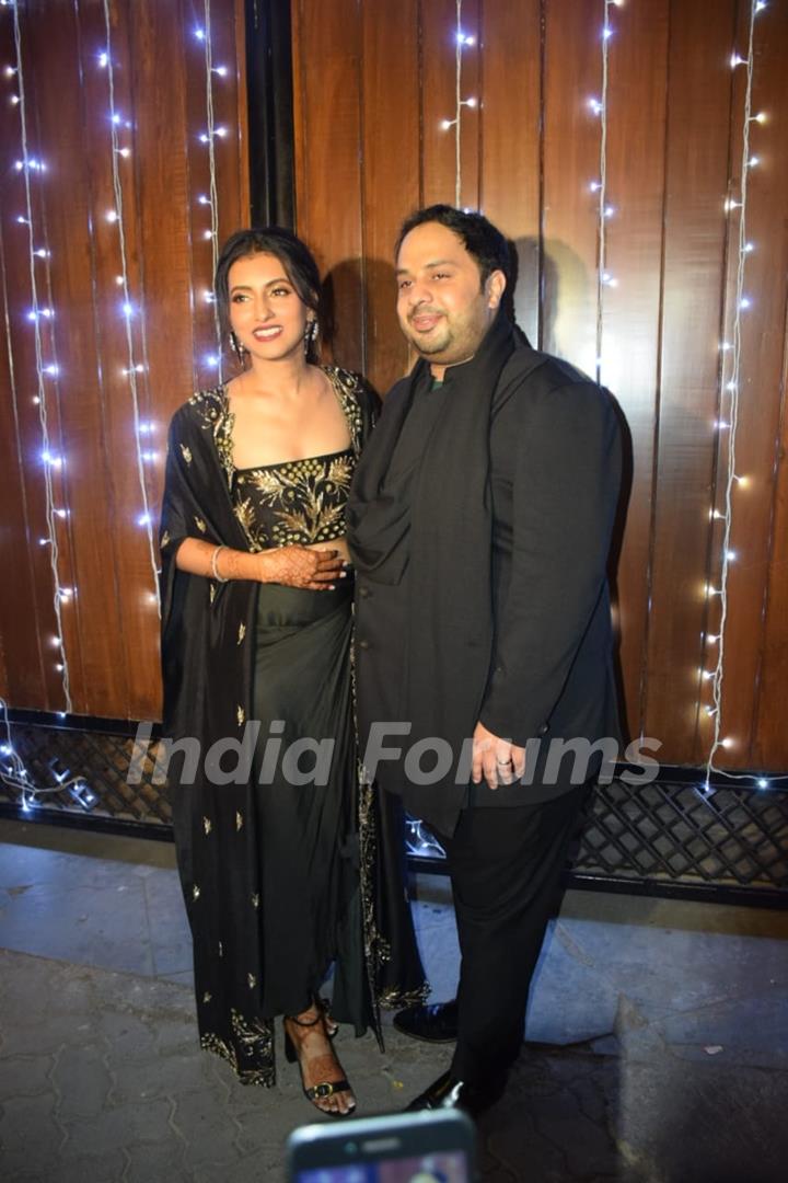 Additi Gupta and Kabir Chopra cocktail Party