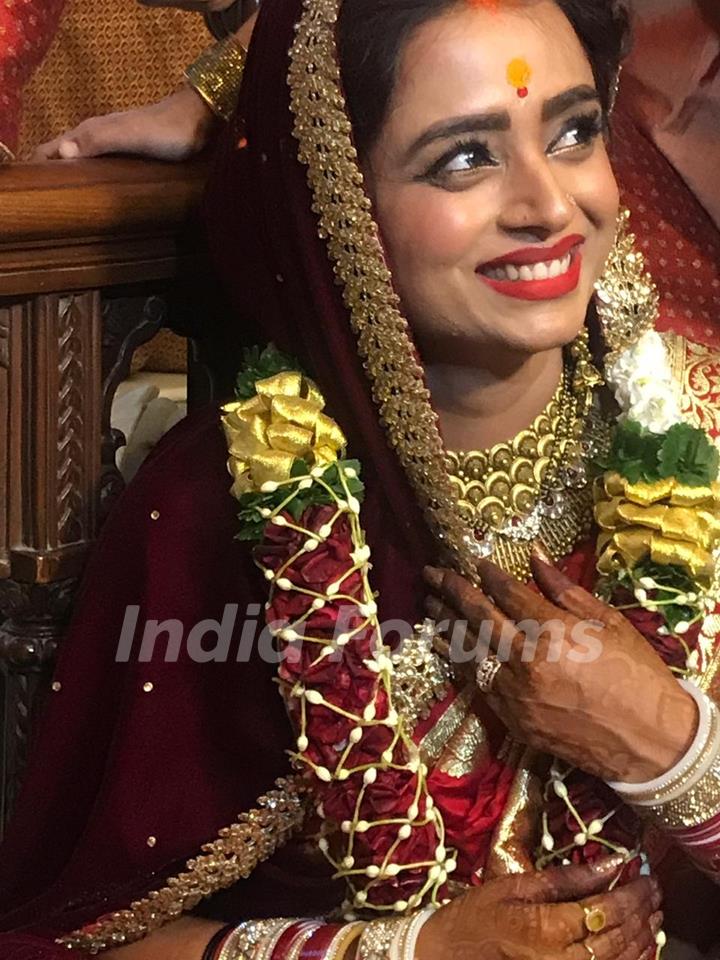 Parul Chauhan as bride