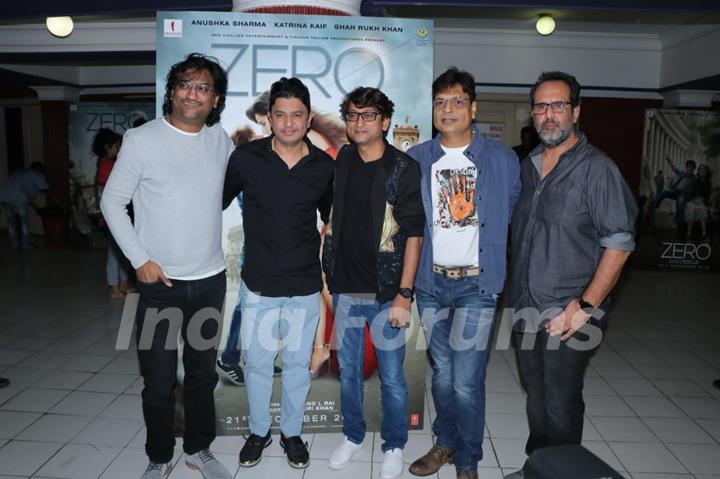 Ajay-Atul, Aanand L Rai with Bhushan Kumar snapped at Zero Song Launch