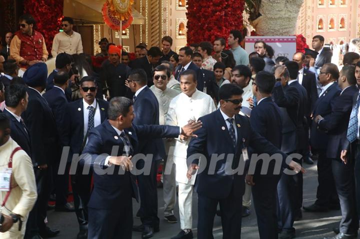 Mukesh Ambani at Isha Ambani-Anand Piramal Wedding