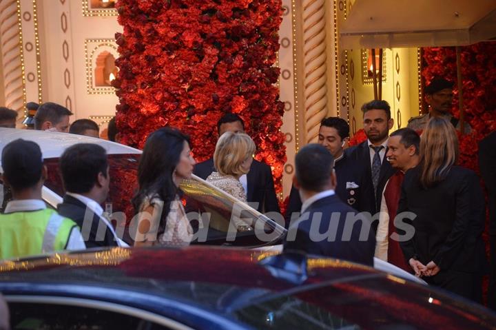 Hilary Cilton at Isha Ambani-Anand Piramal Wedding