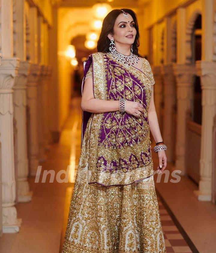 Neeta Ambani on Isha Ambani Sangeet Function at Udaipur