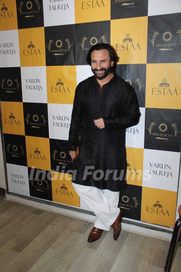 Saif Ali Khan Snapped at a Light and Shadow Event