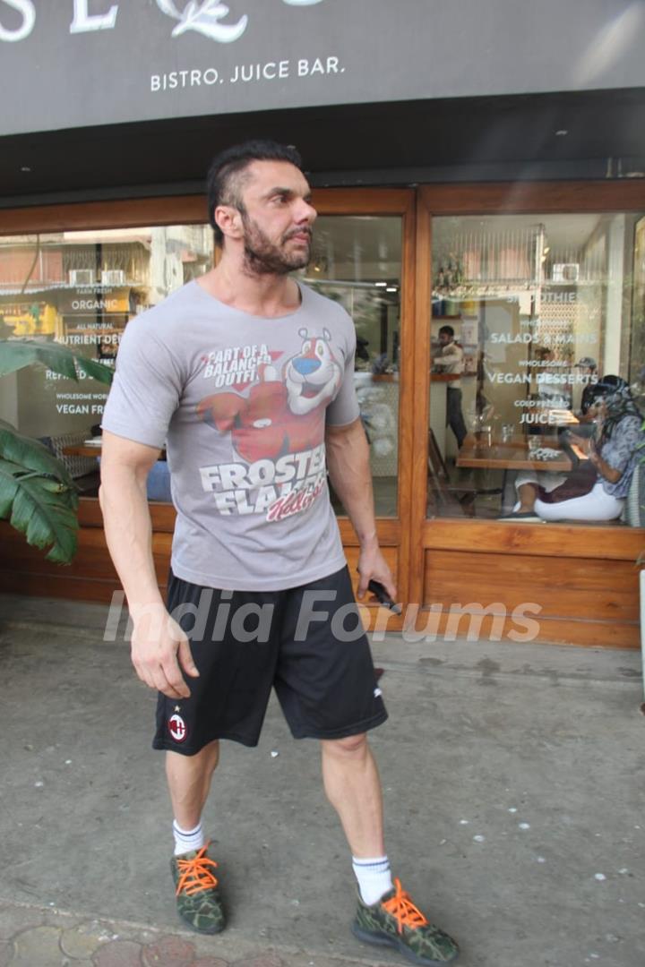 Sohail Khan spotted around the town