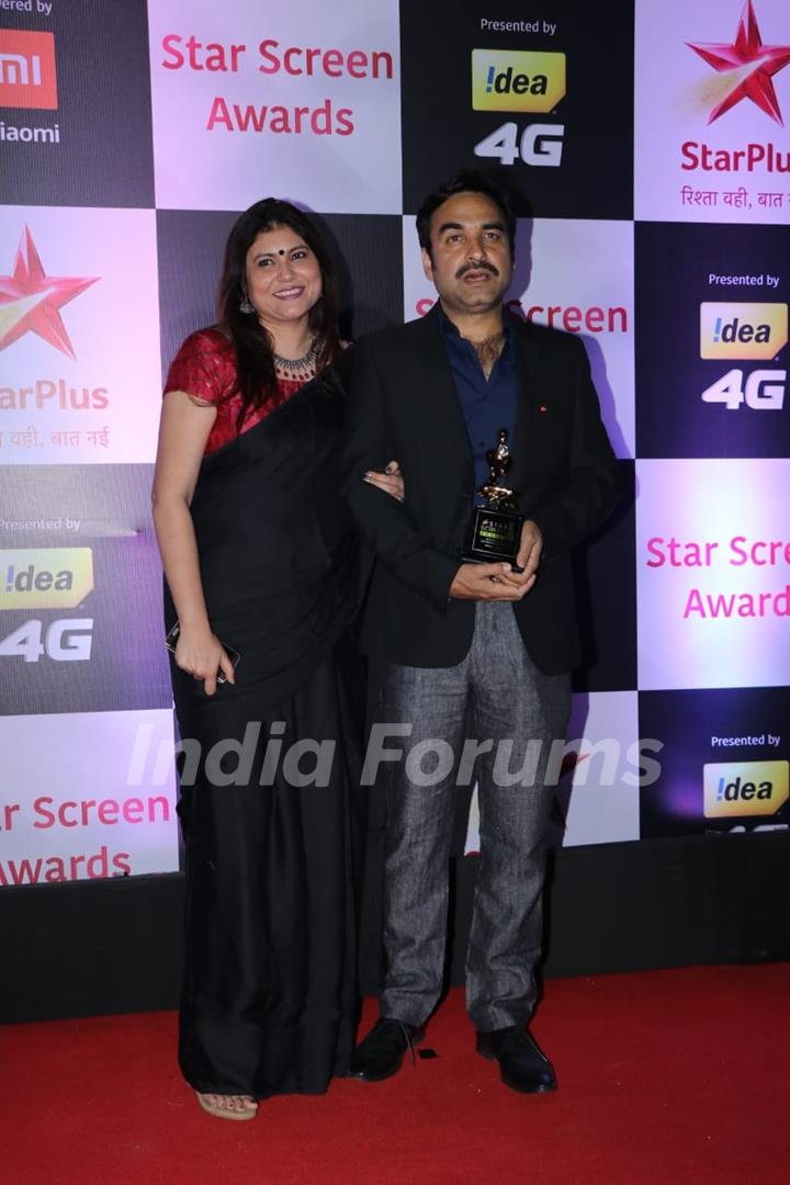 Pankaj Tripathi at Star Screen Awards 2018