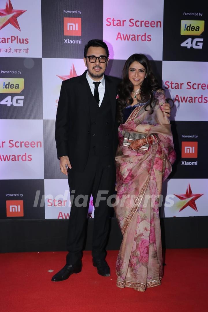 Dinesh Vijan at Star Screen Awards 2018