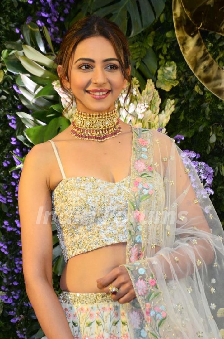 Rakul Preet Singh at Sania Nehwal wedding reception