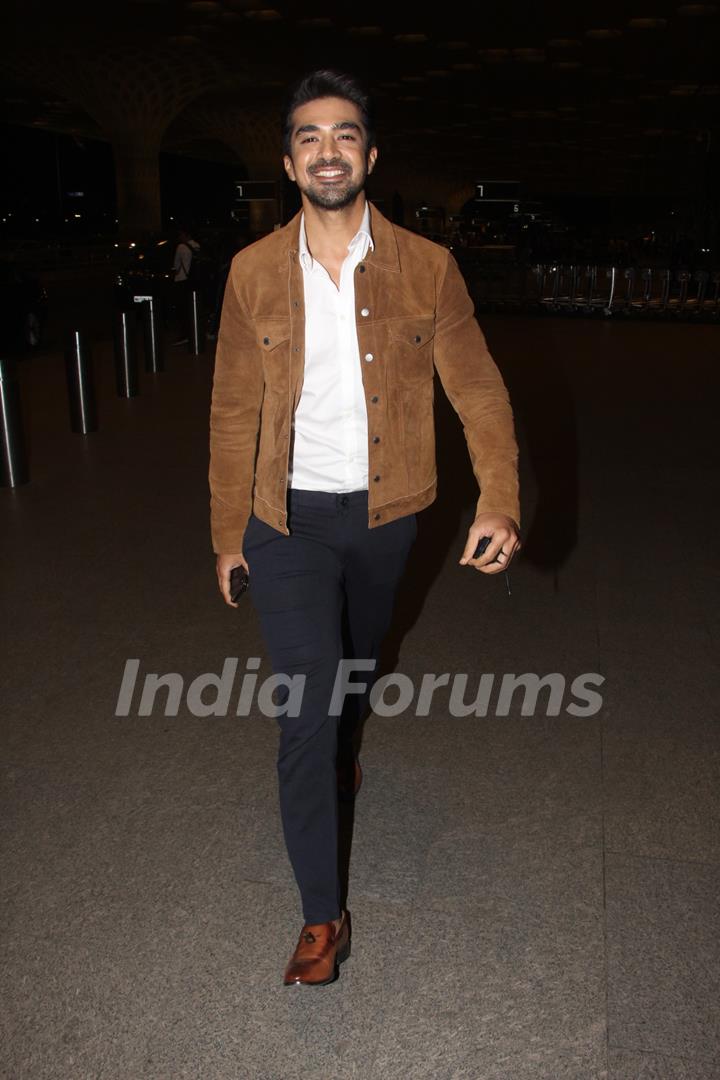 Saqib Saleem snapped at Airport