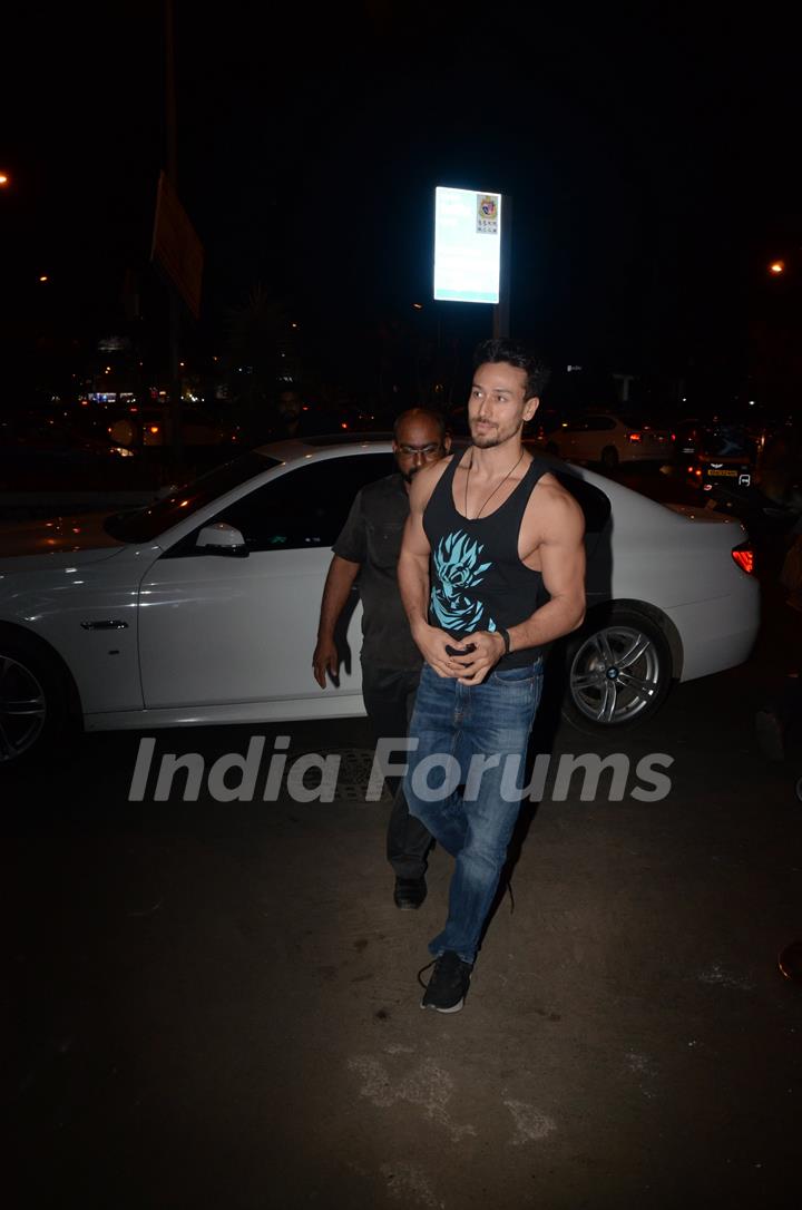 Tiger Shroff spotted around the town