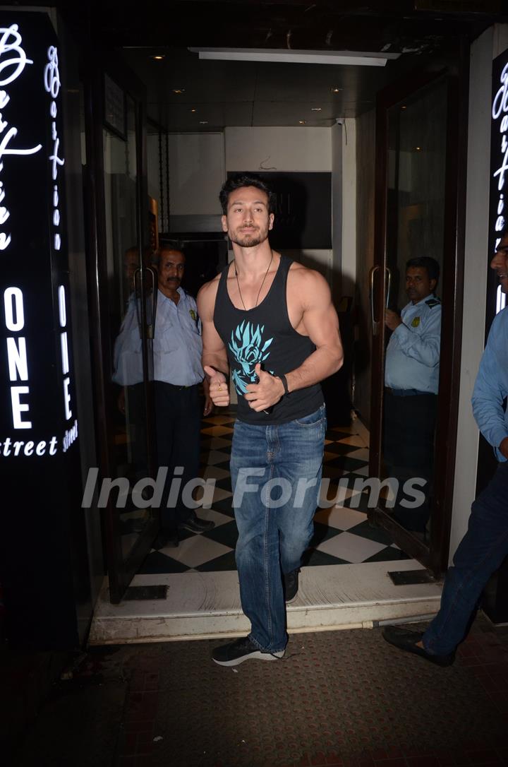 Tiger Shroff spotted around the town