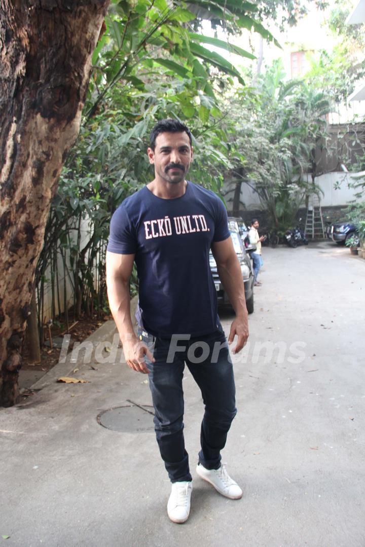 John Abraham spotted around the town