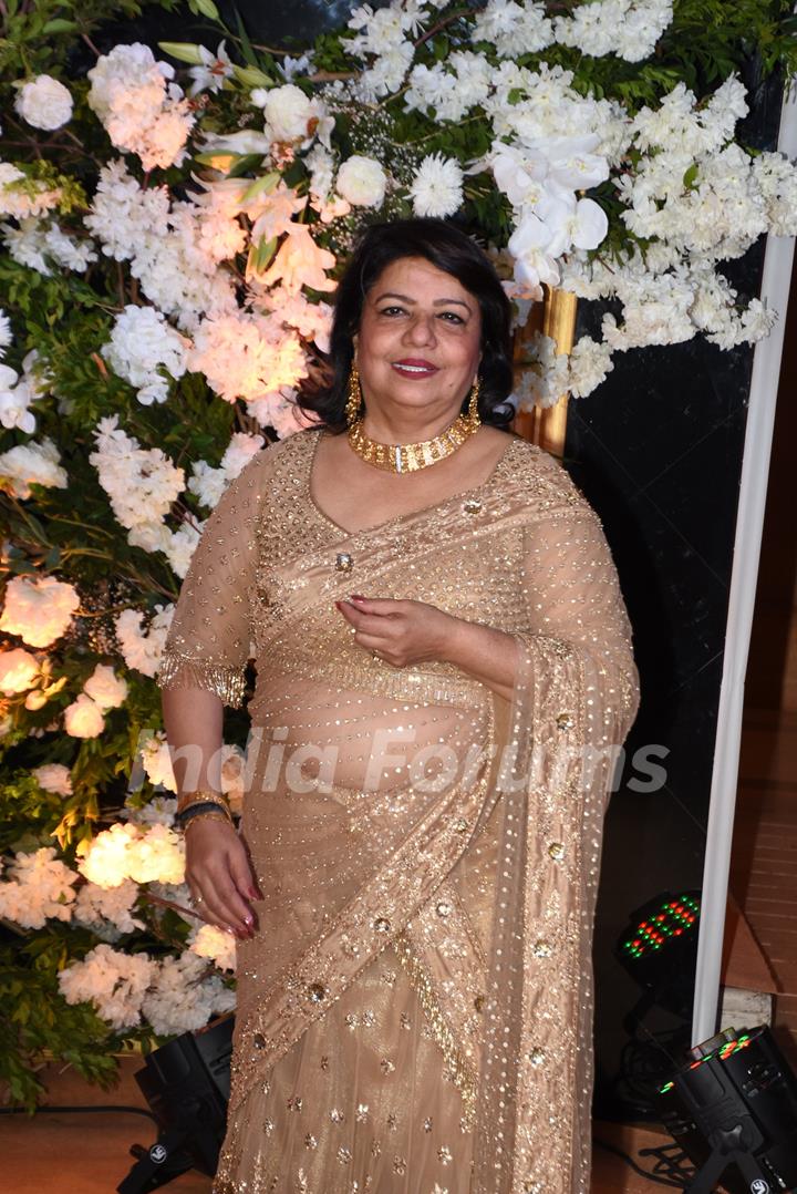Madhu Chopra at Priyanka-Nick Wedding reception
